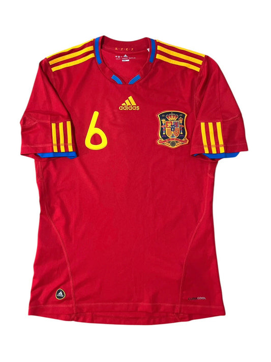 Camiseta local España mundial 2010 | A. Iniesta 6 (S)