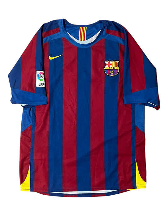 Camiseta local FC Barcelona 2005-06 | Ronaldinho 10 (M)