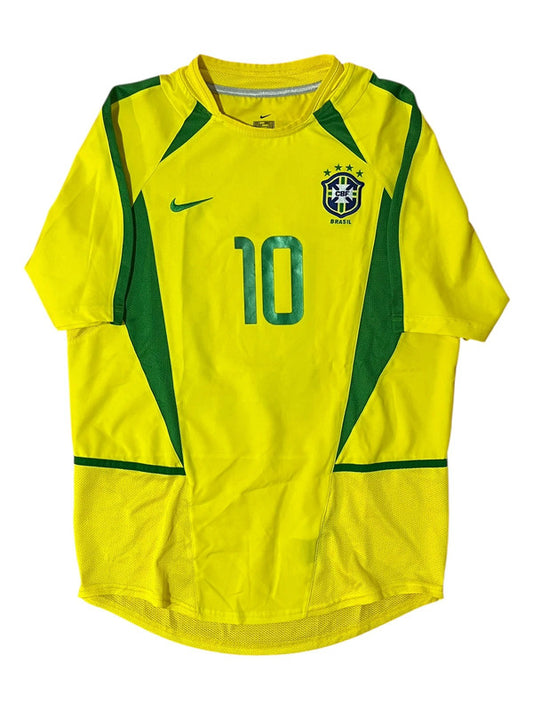 Camiseta local Brasil 2002 | Rivaldo 10 (S)