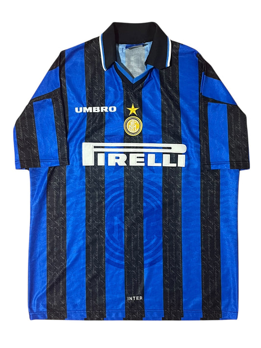 Camiseta local Inter Milan 1997-98 | Ronaldo 10 (XL)