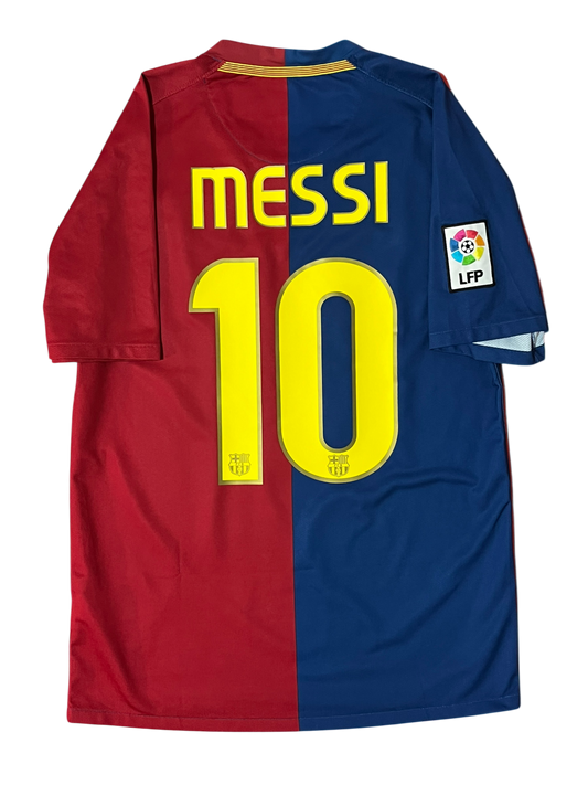 Camiseta local FC Barcelona 2008-09 | Messi (S)
