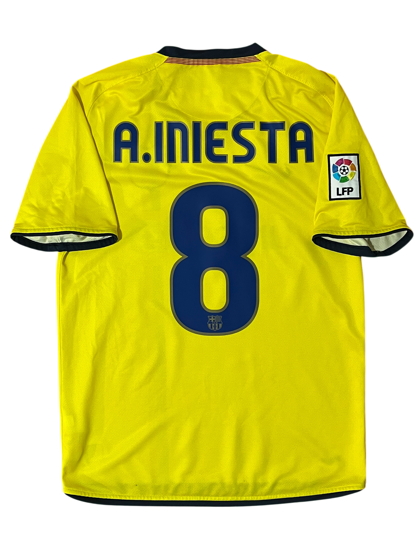 Camiseta visitante FC Barcelona 2008-09 | A. Iniesta 8 (S)