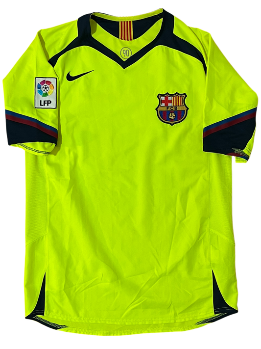 Camiseta visitante FC Barcelona 2005-06  | Ronaldinho 10 (S)