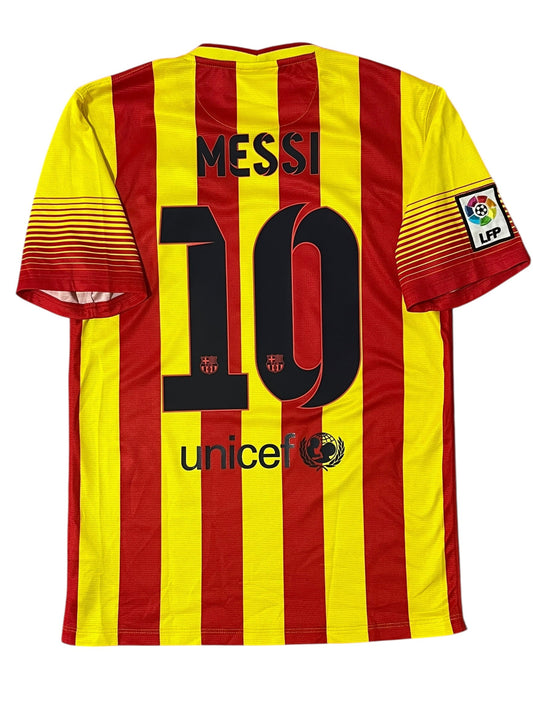 Camiseta visitante FC Barcelona 2013-14 | Messi 10 (S)