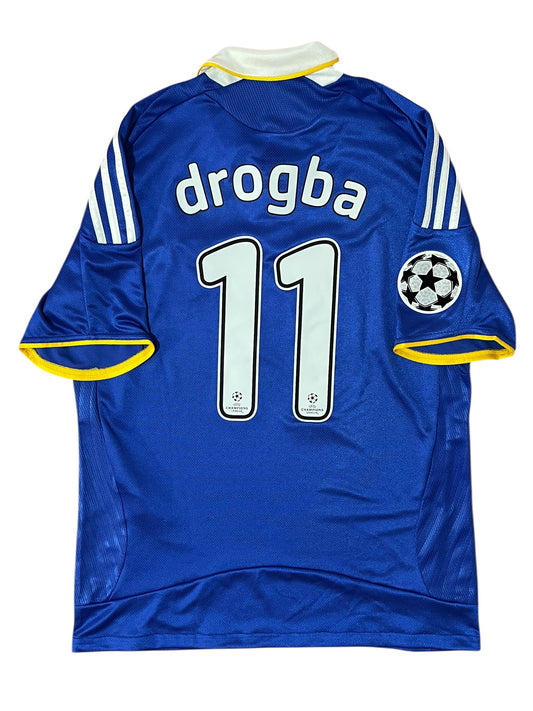 Camiseta local Chelsea 2008-09 CL | Drogba 11 (M)