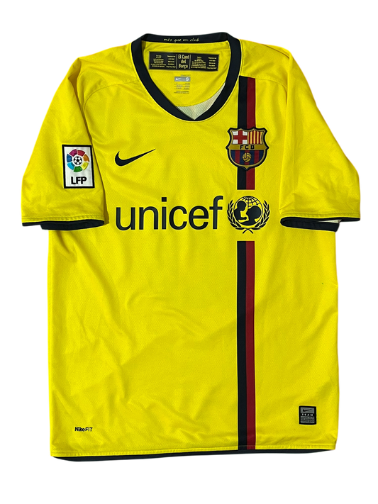 Camiseta visitante FC Barcelona 2008-09 | A. Iniesta 8 (S)