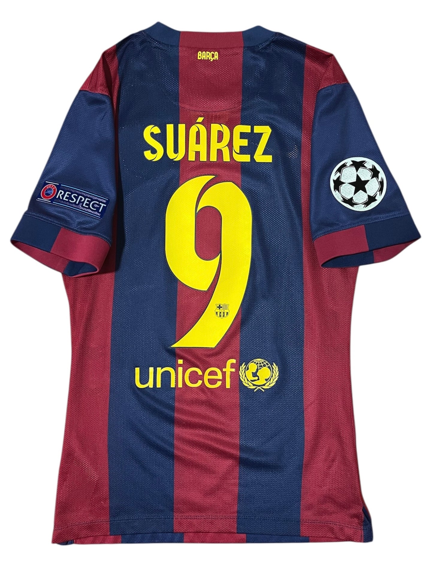 Camiseta local FC Barcelona 14-15 Player Version | Luis Suárez 9 (S)