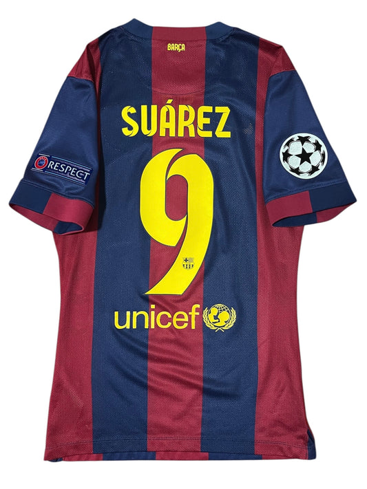 Camiseta local FC Barcelona 14-15 Player Version | Luis Suárez 9 (S)