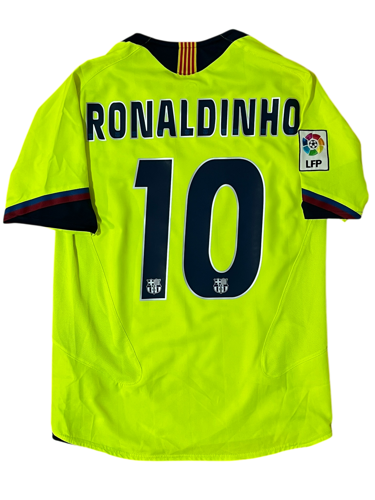 Camiseta visitante FC Barcelona 2005-06  | Ronaldinho 10 (S)