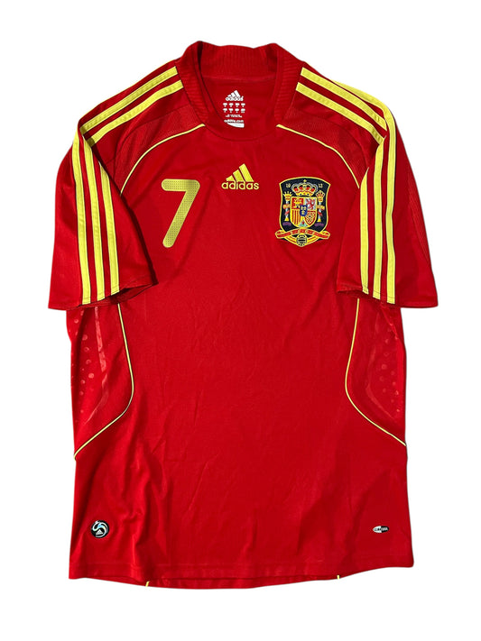 Camiseta local España 2008 | David Villa 7 (M)